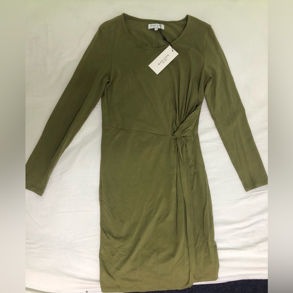 Madison the Label Khaki Albany Dress - Picture 2 of 7